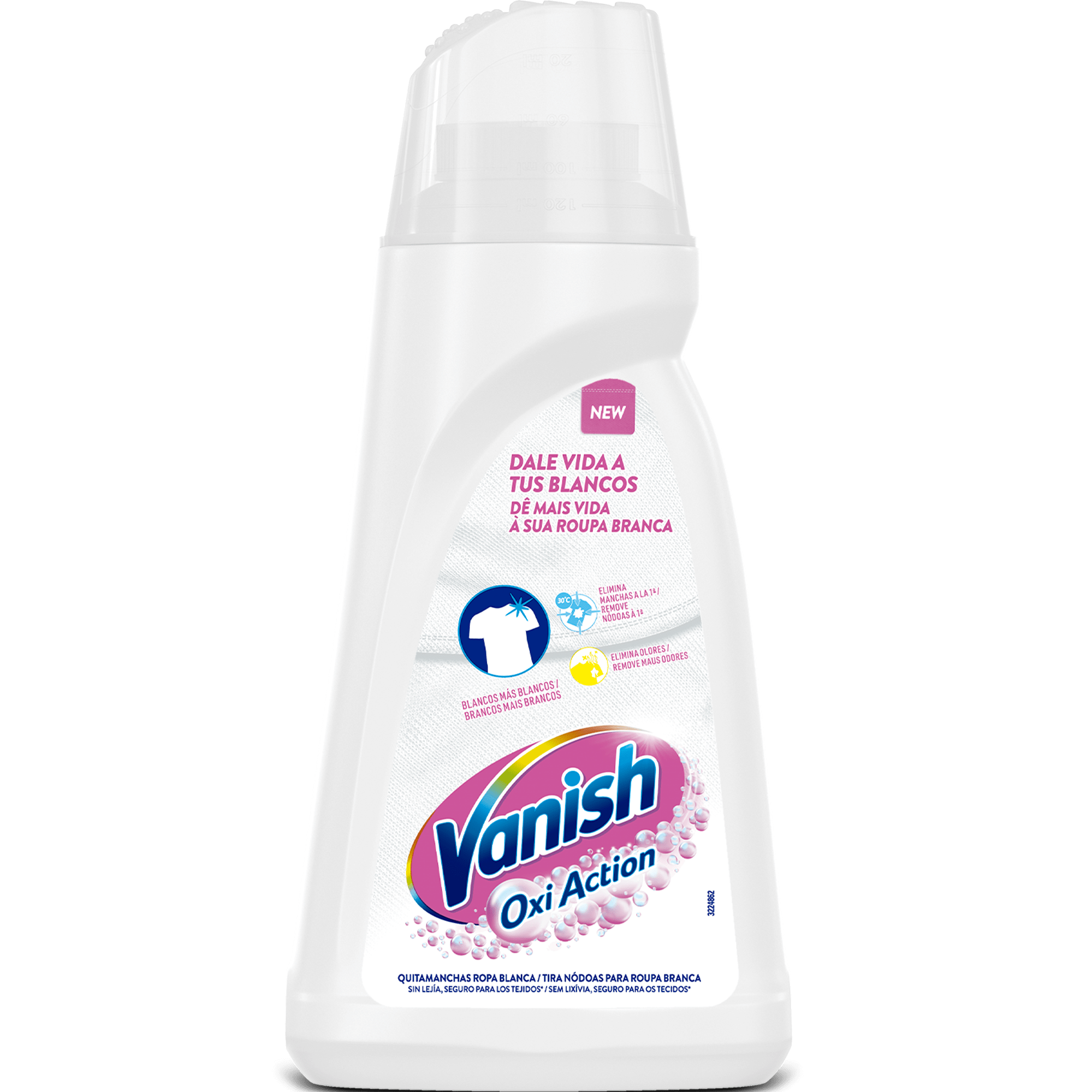 Vanish Oxi Action quitamanchas para ropa blanca sin lejía en formato gel